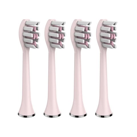 НАСАДКИ ДЛЯ УЛЬТРАЗВУКОВОЇ ЗУБНОЇ ЩІТКИ MEDICA + PROBRUSH 9.0 (ULTASONIC) PINK (4 ШТУКИ)