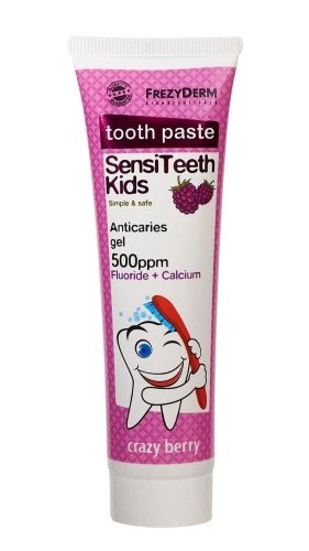 Дитяча зубна паста з фтором 500ppm Sensiteeth Kids