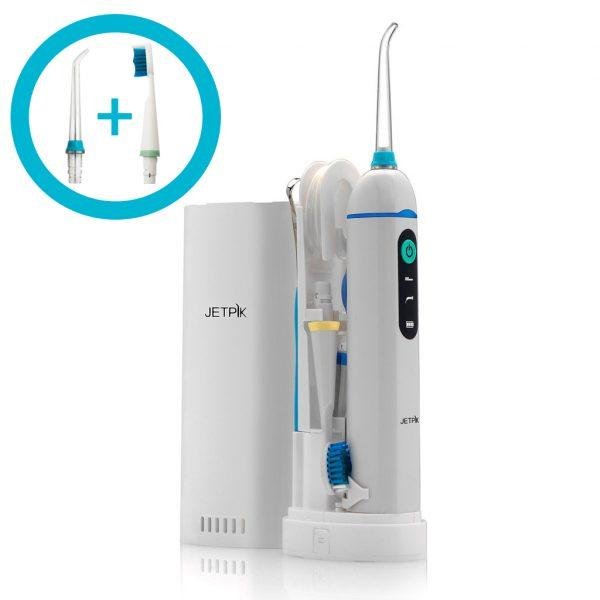 Oral B JP210 Solo Американський портативний зубний центр (іригатор з флосом+щітка) 3в1 Jetpik на Li-ion акумуляторі.