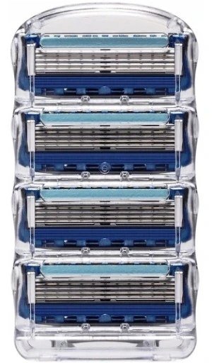 Картриджи для бритвы Gillette Fusion Proglide 4шт без упаковки ОРИГИНАЛ