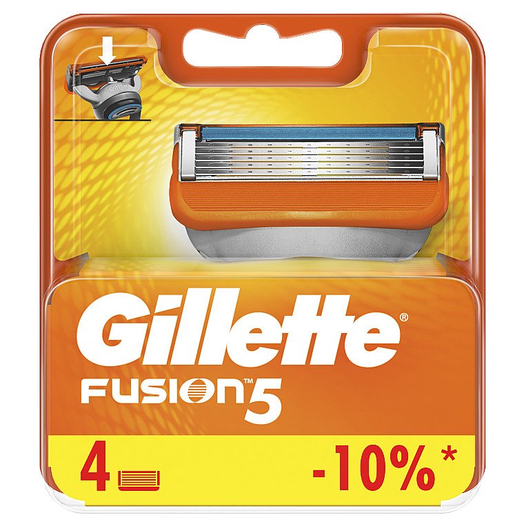Змінні касети Gillette Fusion 5 4 шт