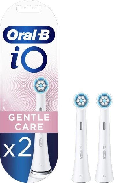 Насадки для електричної зубної щітки Braun Oral-B iO Gentle Care Білі