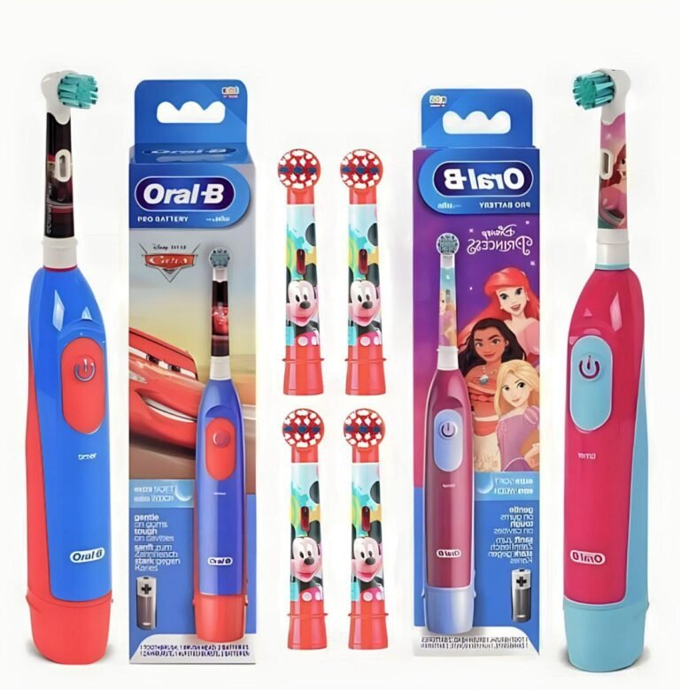 Набір дитячих електричних зубних щіток BRAUN Oral-b DB5 Cars/Princess + Набір змінних насадок 4 шт