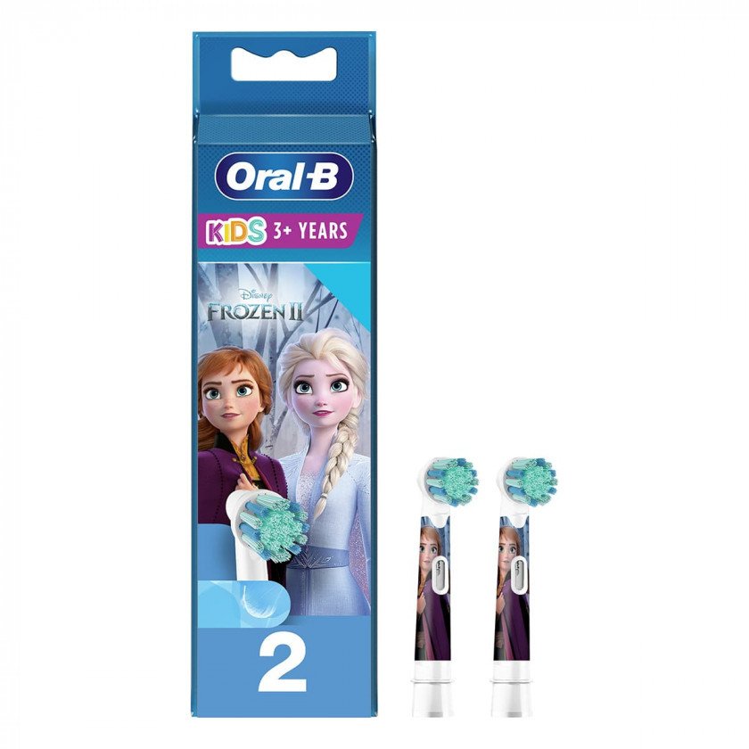 Сменные насадки для детской зубной щетки Oral-B Stages Power Frozen 2 шт Сменные насадки для детской зубной щетки Oral-B Stages Power Frozen 2 шт