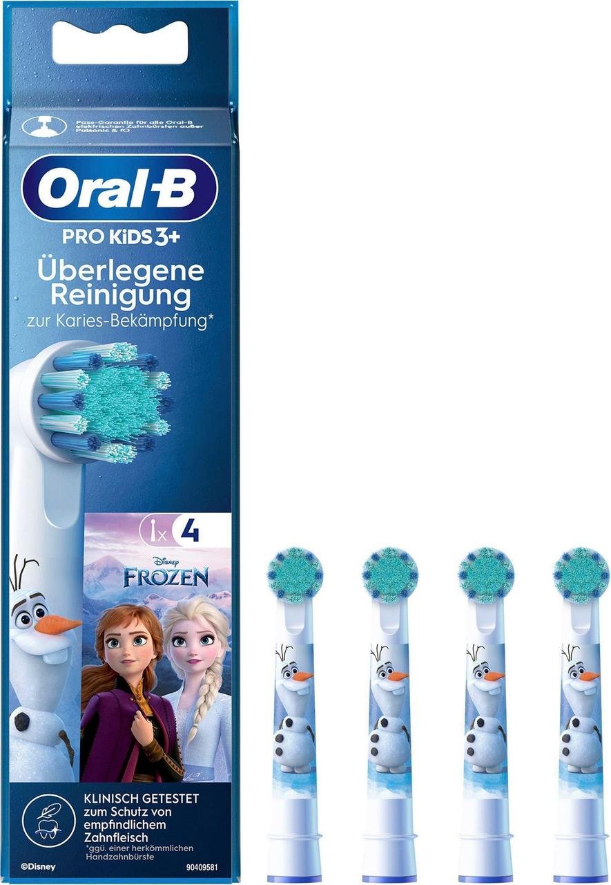 Сменные насадки для детской зубной щетки Oral-B PRO Kids 3+ Stages Power Frozen 4 шт Сменные насадки для детской зубной щетки Oral-B PRO Kids 3+ Stages Power Frozen 4 шт