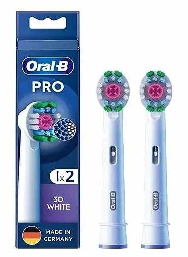 Змінні насадки для електричної зубної щітки EB18RX Pro 3D White 2 шт