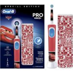 Электрическая зубная щетка дитяча Braun Oral-B  D103 Pro Kids Cars с дорожным футляром