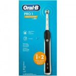 Электрическая зубная щетка Braun Oral-B  Pro 1 500  Easy Clean с двумя насадками