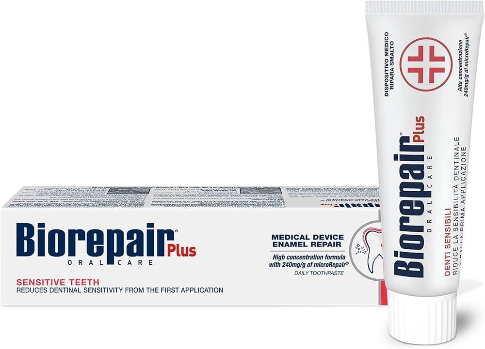 Зубная паста Biorepair Plus Профессиональное личение чувствительности Зубная паста Biorepair Plus Профессиональное личение чувствительности