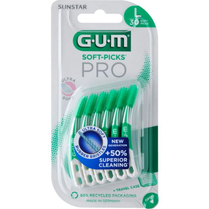 Набір міжзубних щіток GUM Soft-Picks PRO L 30 шт для профілактики захворювань ясен