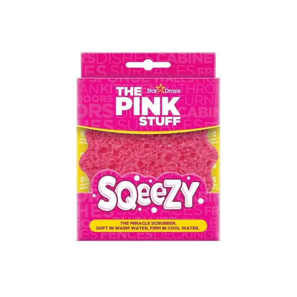 Pink Stuff Sqeezy Miracle Scrubber губка для прибирання універсальна 1шт