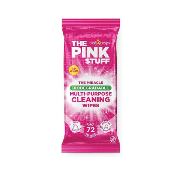 Pink Stuff вологі серветки для чищеннч поверхонь універсальні 72шт