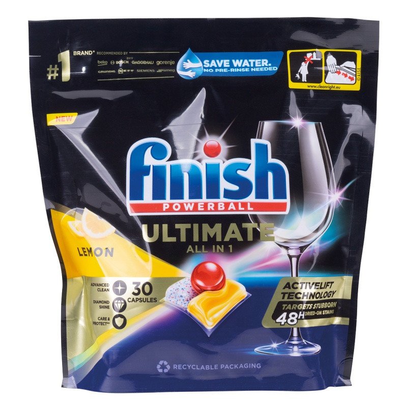 Таблетки для посудомоечных машин Finish ULTIMATE PLUS 48 шт 30 Таблетки для посудомоечных машин Finish ULTIMATE PLUS 48 шт 30