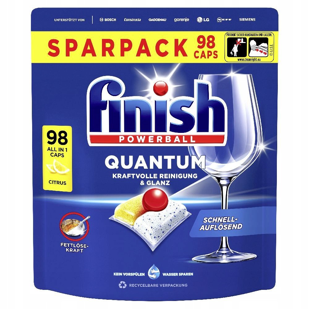 Таблетки для посудомоечных машин Finish QUANTUM 58 шт 98 Таблетки для посудомоечных машин Finish QUANTUM 58 шт 98