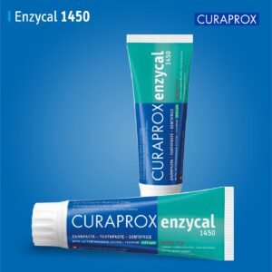 Зубна паста із вмістом фтору CURAPROX Enzycal 1450ppm 75мл