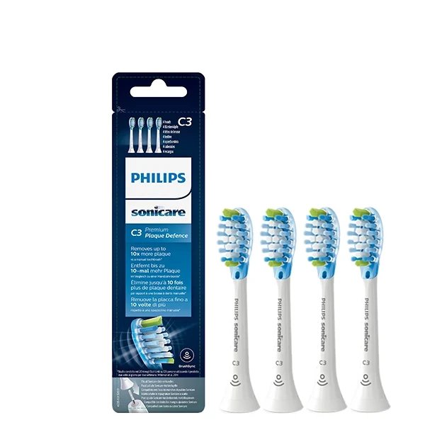 Змінні насадки для звукової зубної щітки  Philips Sonicare C3 Premium HX9044/33