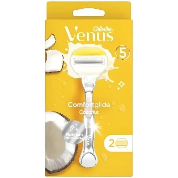 Станок з 2 змінними касетами Gillette Venus ComfortGlide Coconut