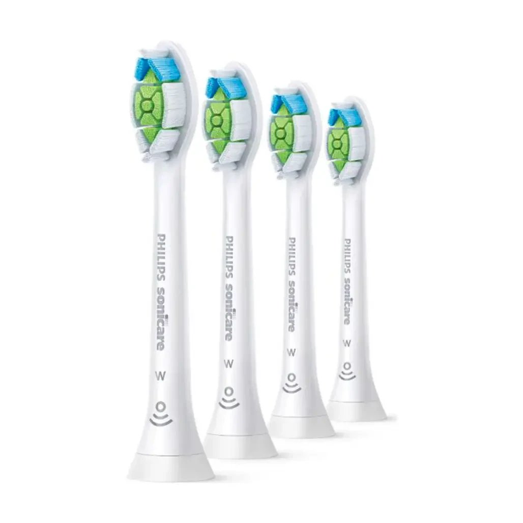 Змінні насадки для звукової зубної щітки Philips W2 Sonicare Optimal White 4 шт Змінні насадки для звукової зубної щітки Philips W2 Sonicare Optimal White 4 шт