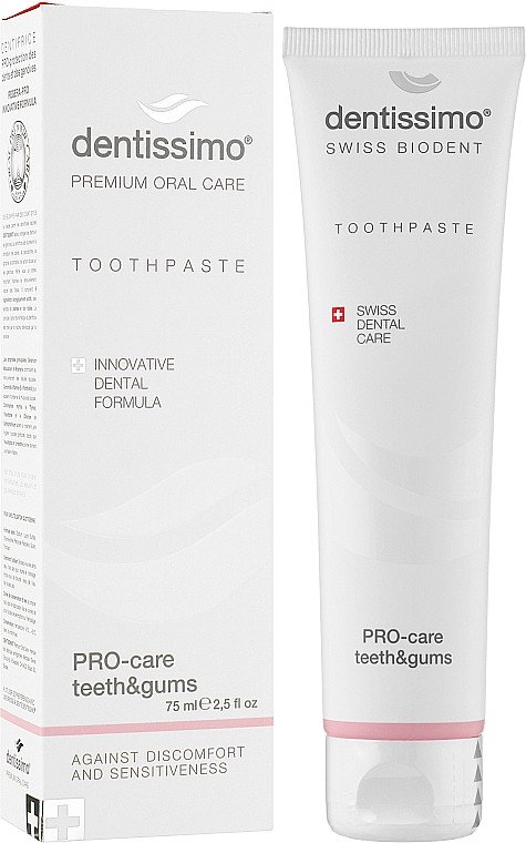 Зубна паста Dentissimo ПРО-захист зубів та ясен  PRO-CARE TEETH&GUM 75 мл