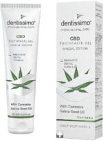 Зубна паста-гель Dentissimo Wite Cannabis з олією насіння конопель