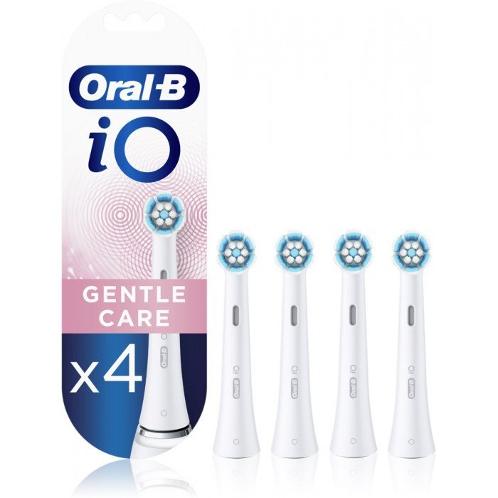 Насадки для електричної зубної щітки Oral-B iO Gentle Care Білі 4 шт Насадки для електричної зубної щітки Oral-B iO Gentle Care Білі 4 шт