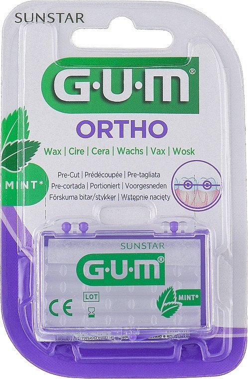 Ортодонтичний віск GUM Ortho Dental Wax з ментолом