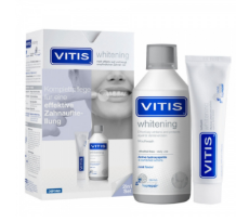 VITIS WHITENING НАБІР: зубна паста 100 мл + ополіскувач 500 мл