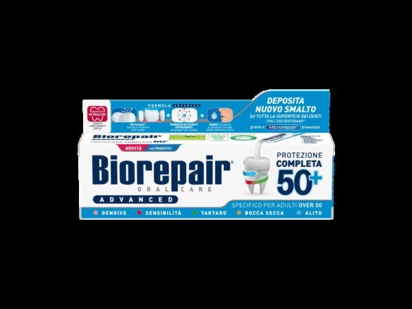 Зубная паста Biorepair 50+ Комплексный уход Advanced (без фтора