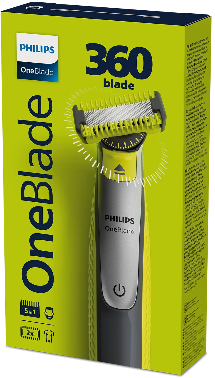Электростанок Philips OneBlade 360 5 в 1 Электростанок Philips OneBlade 360 5 в 1