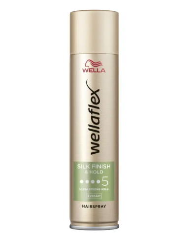 Лак для волосся Wellaflex Silk finish & Hold 5 Ultra Strong Hold
