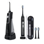 Набор Портативный ирригатор MEDICA+ Prowater Clean 7.0 + Ультразвуковая зубная щетка MEDICA+ PROBRUSH 9.0 black