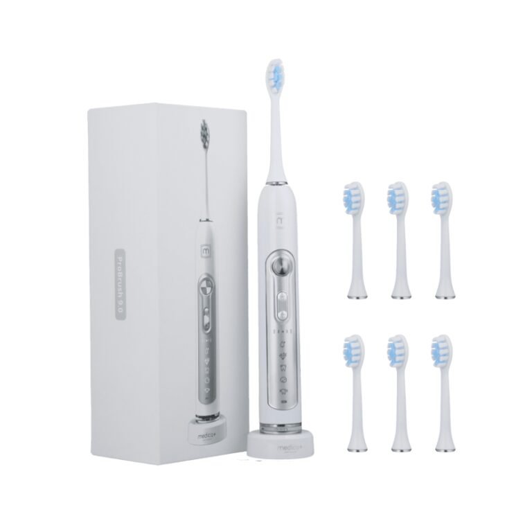 Ультразвукова зубна щітка MEDICA+ PROBRUSH 9.0 white + насадки (6 шт)