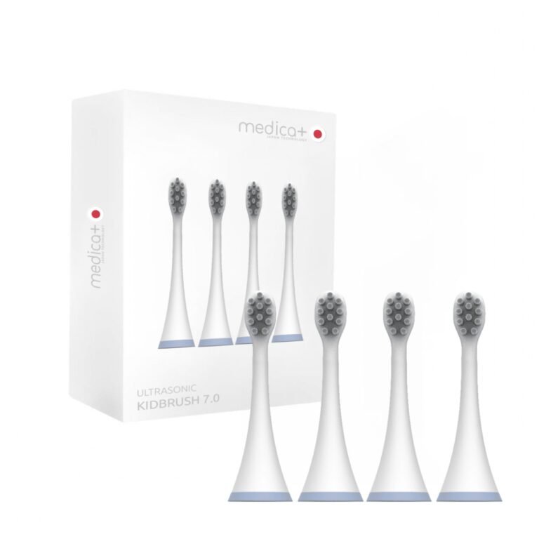 Насадки для звукової зубної щітки MEDICA+ KidsBrush 7.0 blue (4шт) (Japan)