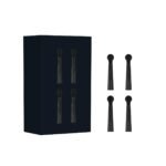 Насадки для електричної зубної щітки MEDICA+ ProBrush XO black (4 шт)