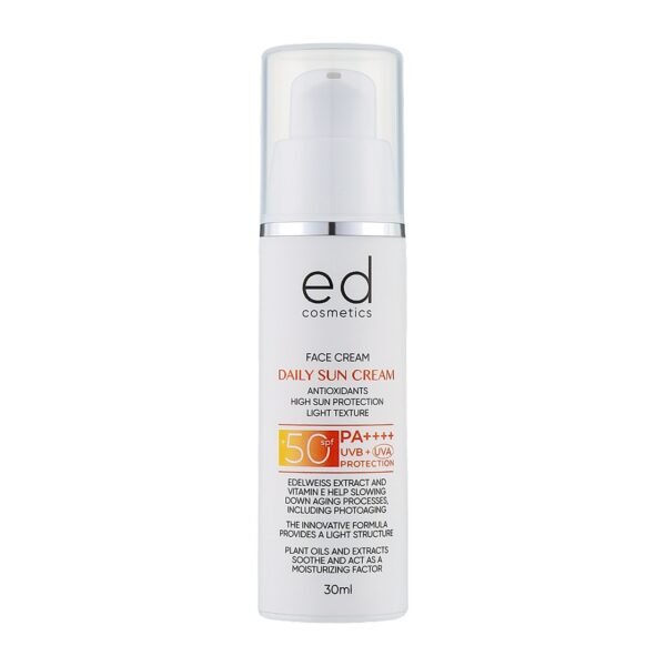 ED Cosmetics Денний сонцезахисний крем SPF 50