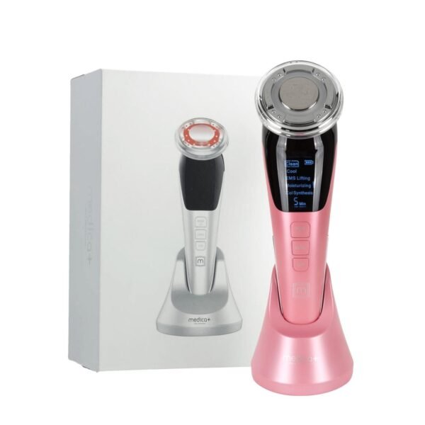 Мікрострумовий RF Lifting Масажер для обличчя Skin Lifting 7.0 Pink - EMS