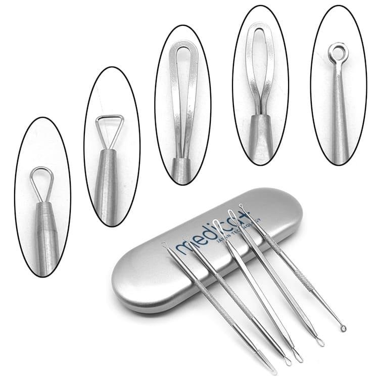 Стальные инструменты для чистки лица MEDICA+ EasyClean
