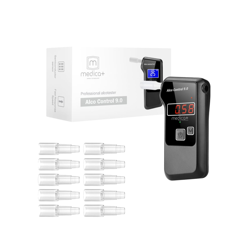 Алкотестер електрохімічний MEDICA+ Alco Control 9.0 PRO + Комплект мундштуків 100шт. (Japan) Алкотестер електрохімічний MEDICA+ Alco Control 9.0 PRO + Комплект мундштуків 100шт. (Japan)