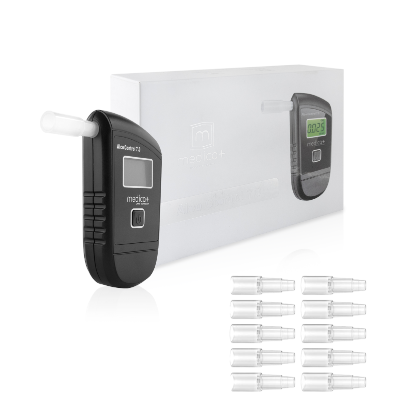 Алкотестер Medica+ Alco Control 7.0 + Комплект мундштуків 40шт. Алкотестер Medica+ Alco Control 7.0 + Комплект мундштуків 40шт.