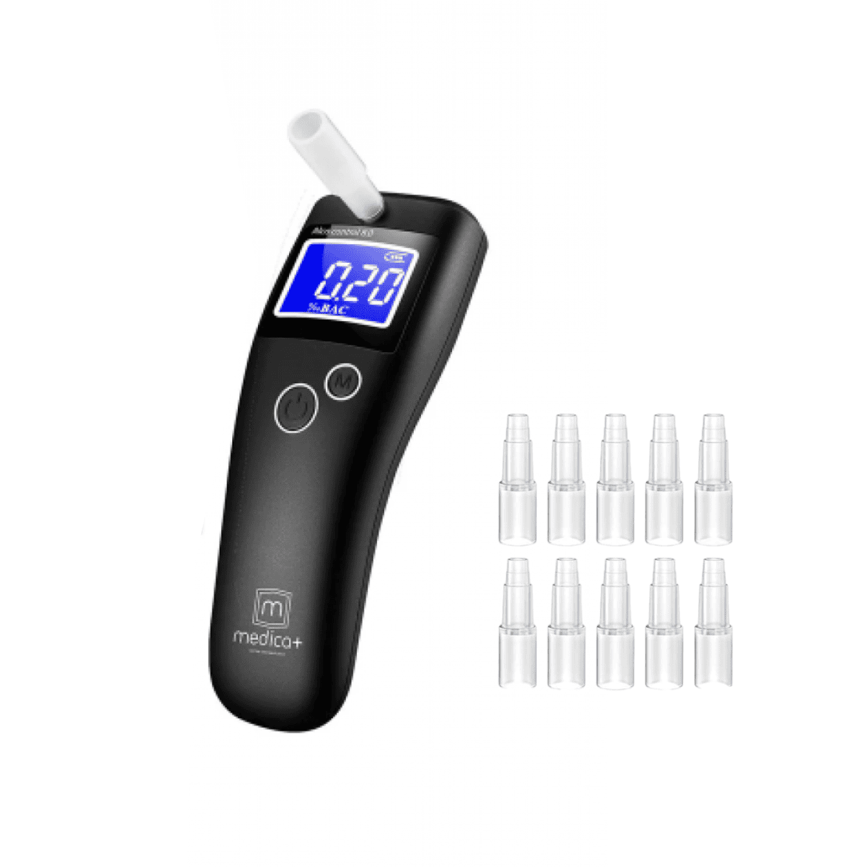 Алкотестер MEDICA+ Alco Control 8.0 + Комплект мундштуків 40шт. Алкотестер MEDICA+ Alco Control 8.0 + Комплект мундштуків 40шт.