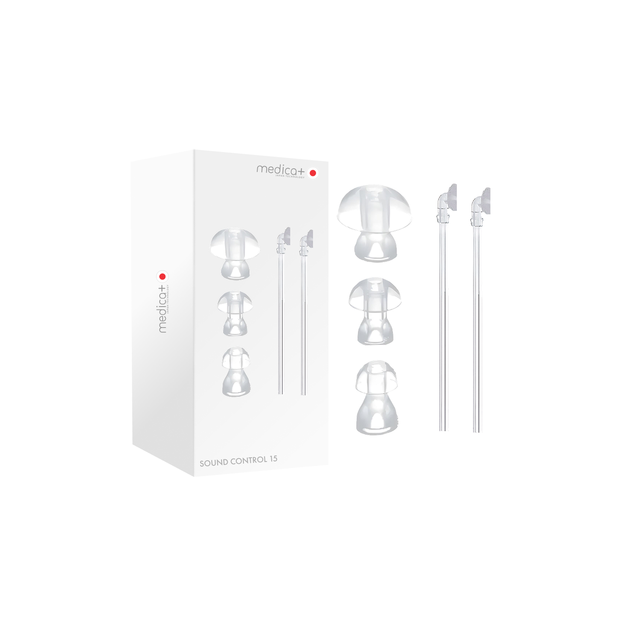 Універсальні Насадки для слухового апарату Sound Control 15 (3 шт) (Japan) Універсальні Насадки для слухового апарату Sound Control 15 (3 шт) (Japan)