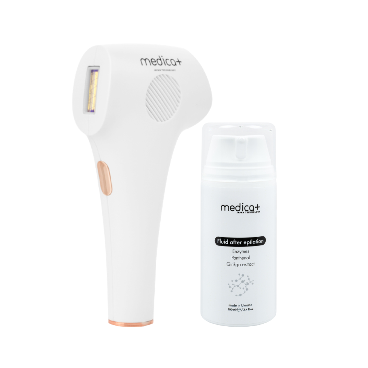 Набір Фотоепілятор MEDICA+ Haircleaner 8.0 + Флюїд після епіляції MEDICA+ Fluid after epilation (Japan) Набір Фотоепілятор MEDICA+ Haircleaner 8.0 + Флюїд після епіляції MEDICA+ Fluid after epilation (Japan)