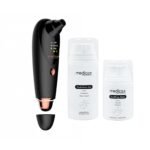 Набір Вакуумний очищувач шкіри та пор SKINCLEANER 9.0 BL + Гідратуючий гель Hydration Gel + Заспокійлива маска для обличчя Medica+