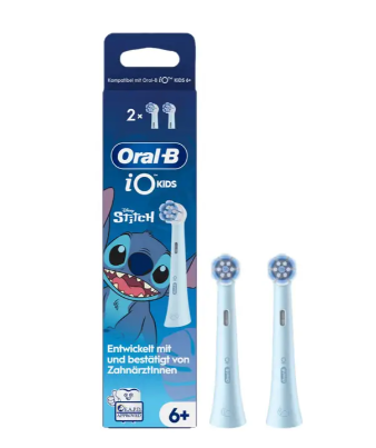 Насадки для електричної зубної щітки Braun Oral-B iO Kids Disney Stitch White 2 шт