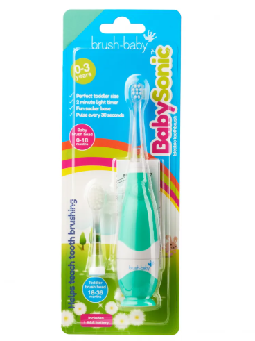 Електрична зубна щітка BabySonic Teal від 0 до 3 років