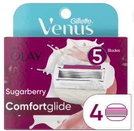 Сменные кассеты Gillette Venus ComfortGlide Sugarberry 4 шт
