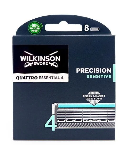 Сменные картриджи для бритья Wilkinson Sword Quattro 8шт