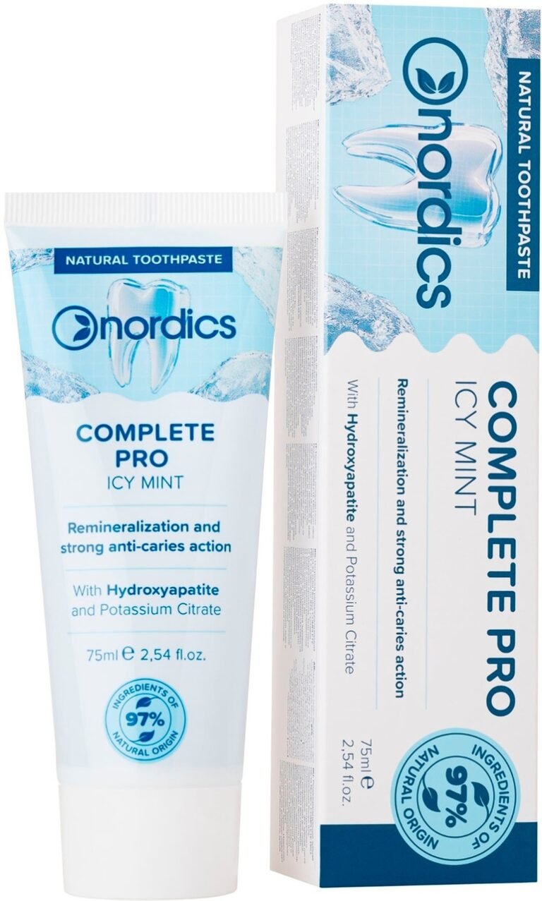 Зубная паста Nordics Cosmos Organic Complete Pro Защита от кариеса и гингивита с ксилитом и фтором