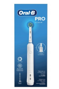 Электрическая зубная щетка Braun Oral-B D16 White PRO CLEAN