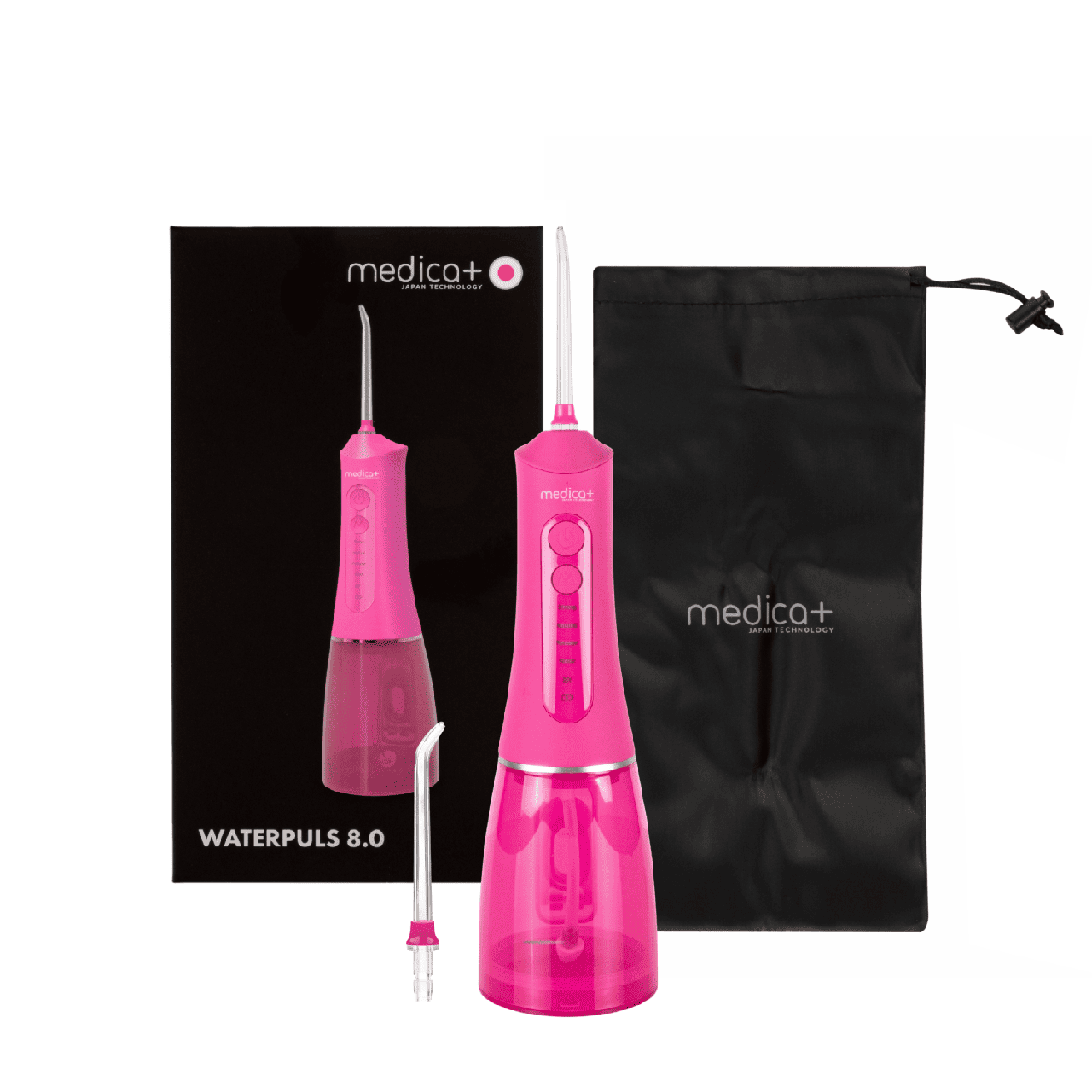 Портативный ирригатор MEDICA+ WaterPuls 8.0 Fuchsia Портативный ирригатор MEDICA+ WaterPuls 8.0 Fuchsia